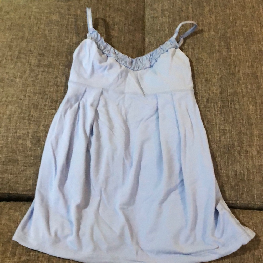 Lululemon Shelf bra tank. Light violet/blue fitted